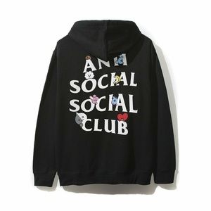 BT21 x Anti Social Social Club Collab Hoodie (XS)